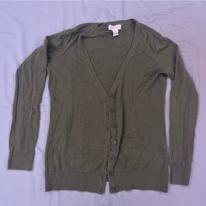 Forever 21 | Olive Green Small Cardigan